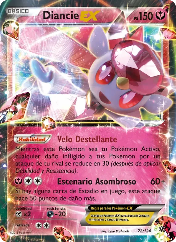 Diancie EX 72 – Destinos Enfrentados