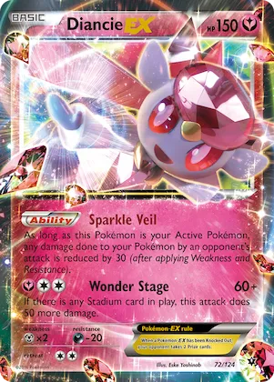 Diancie-EX #72 – Fates Collide