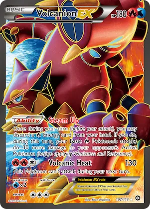Volcanion-EX #107 – Steam Siege
