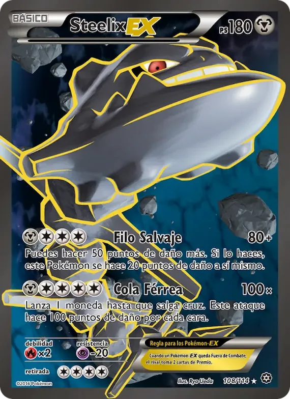 Steelix EX 108 – Asedio de Vapor