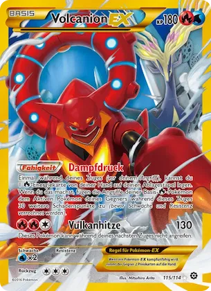 Volcanion EX Nr. 115 – Steam Siege