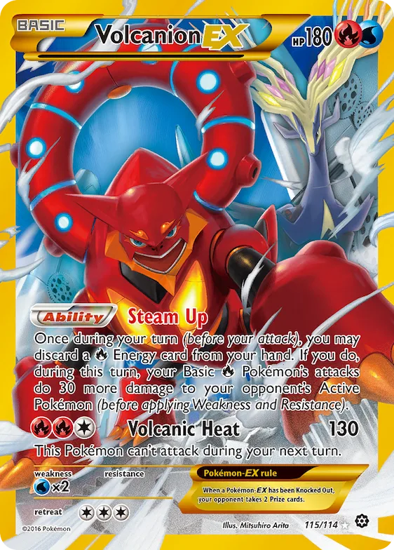 Volcanion-EX #115 – Steam Siege
