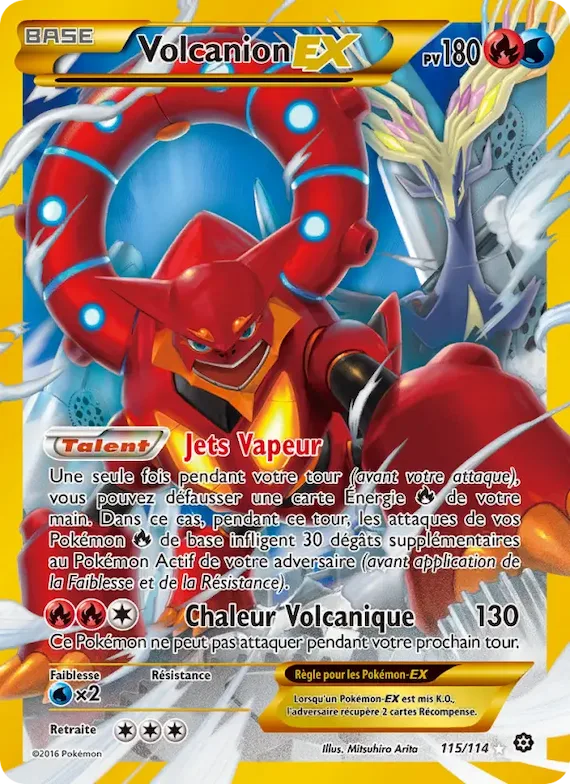 Volcanion EX 115 – Offensive Vapeur