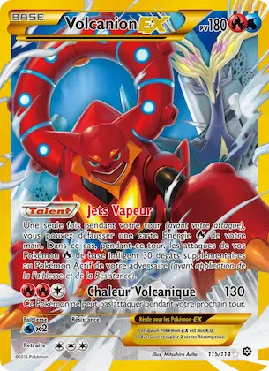Volcanion EX 115 – Offensive Vapeur