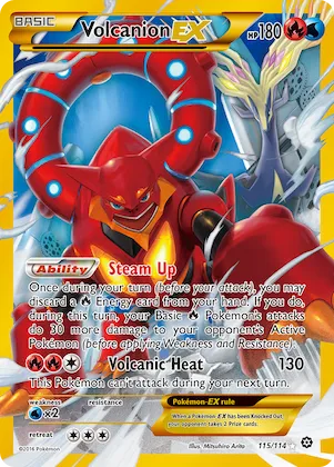Volcanion-EX #115 – Steam Siege