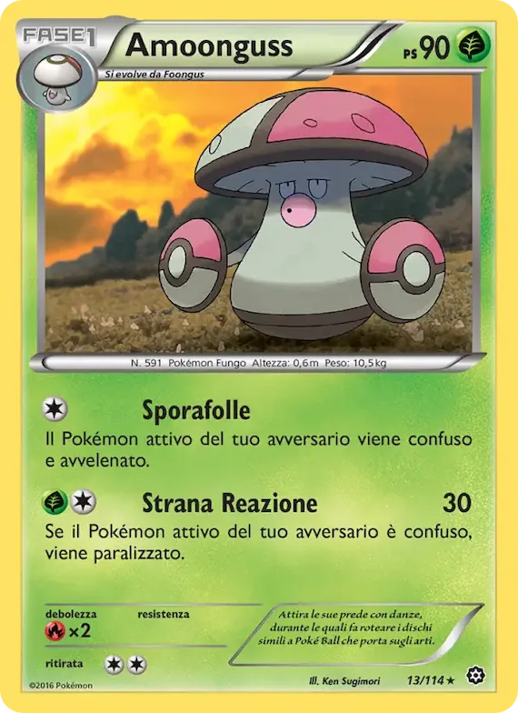 Amoonguss 13 – Vapori Accesi
