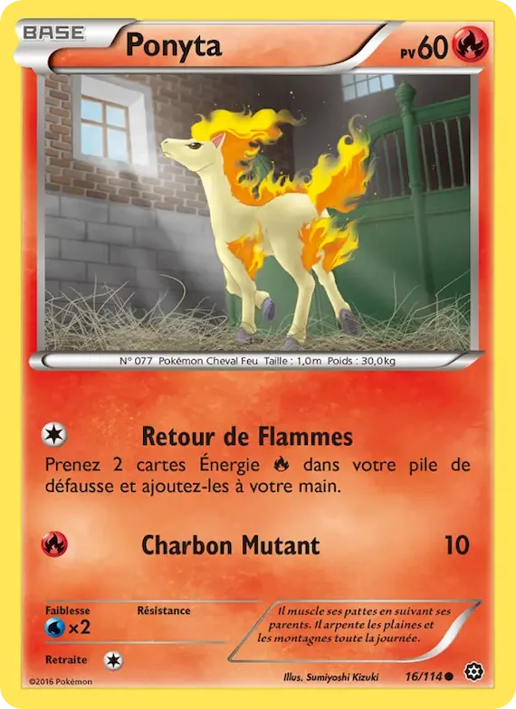 Ponyta 16 – Offensive Vapeur