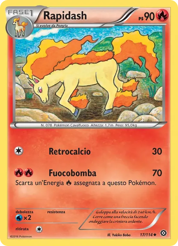 Rapidash 17 – Vapori Accesi