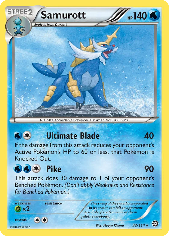 Samurott #32 – Steam Siege