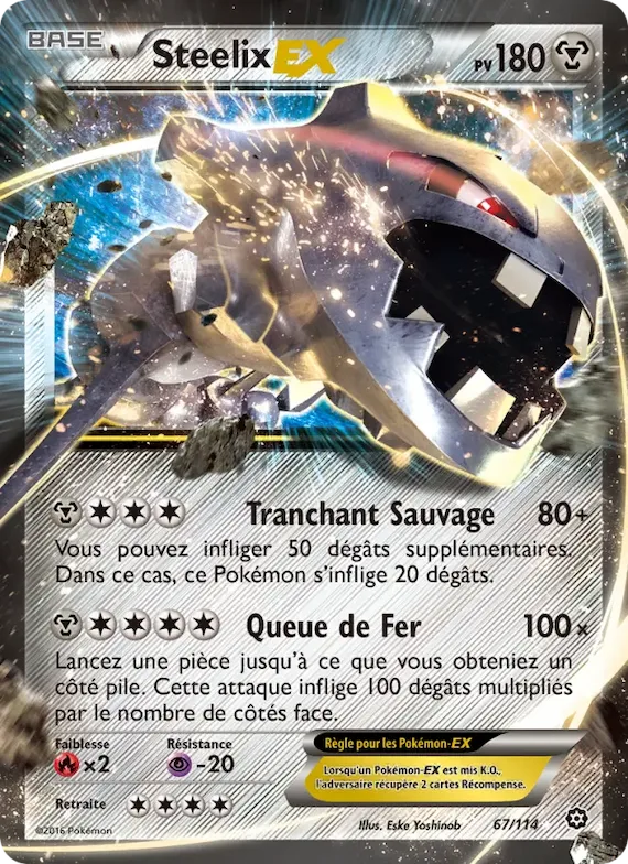 Steelix EX 67 – Offensive Vapeur
