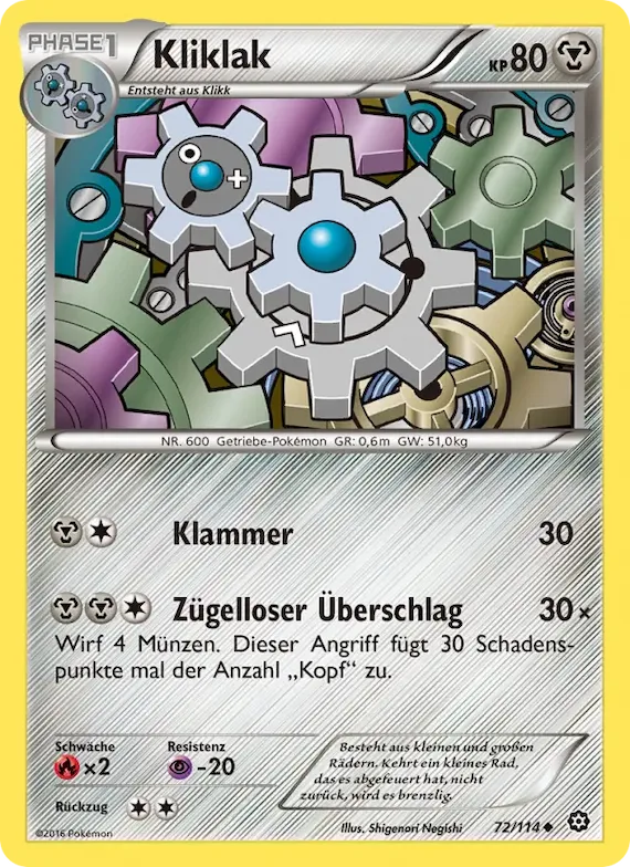 Kliklak 72 – Dampfkessel
