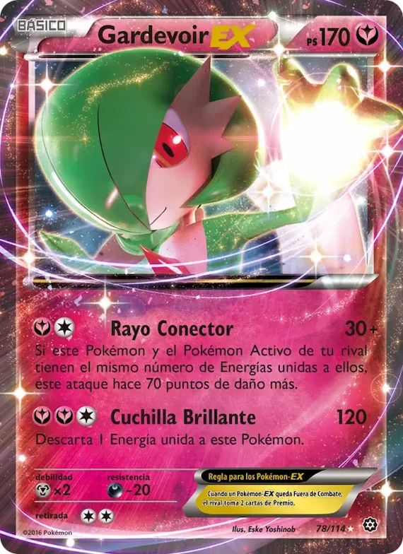 Gardevoir EX 78 – Asedio de Vapor