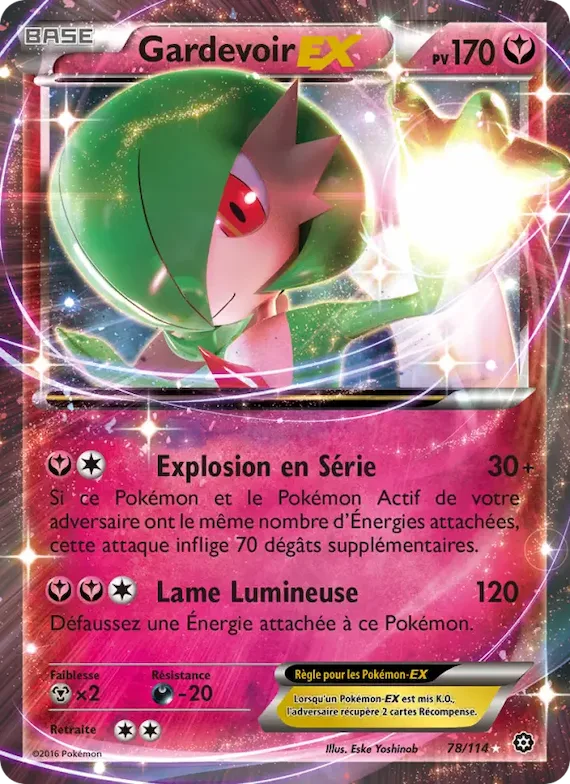 Gardevoir EX 78 – Offensive Vapeur