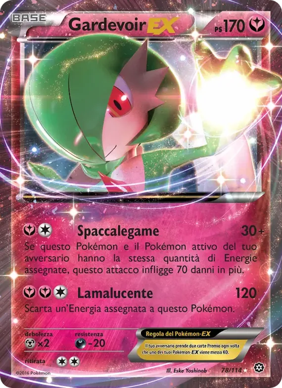 Gardevoir EX 78 – Vapori Accesi