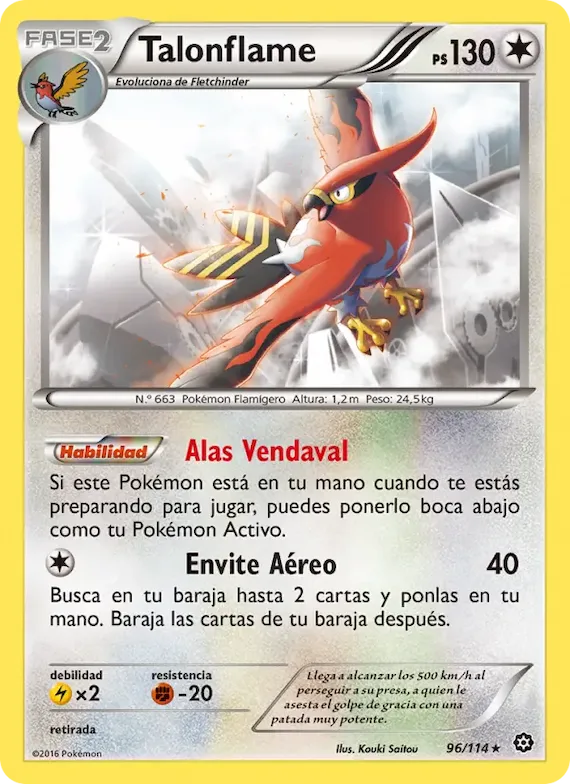 Talonflame 96 – Asedio de Vapor