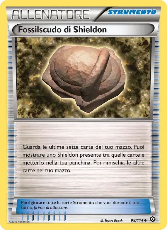 Fossilscudo di Shieldon 98 – Vapori Accesi