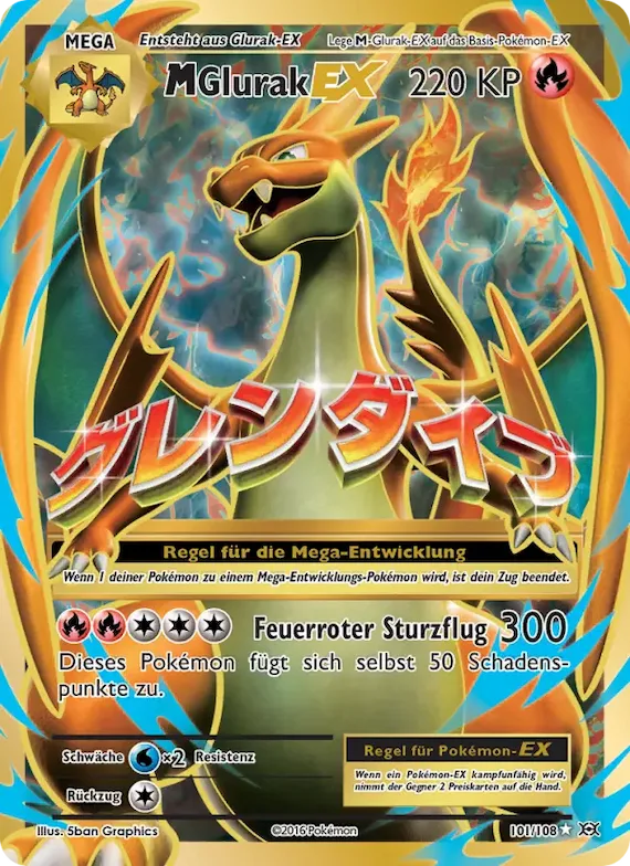 M-Glurak EX 101 – Evolution