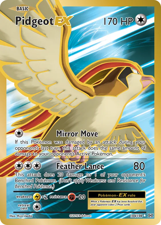 Pidgeot-EX #104 – Evolutions