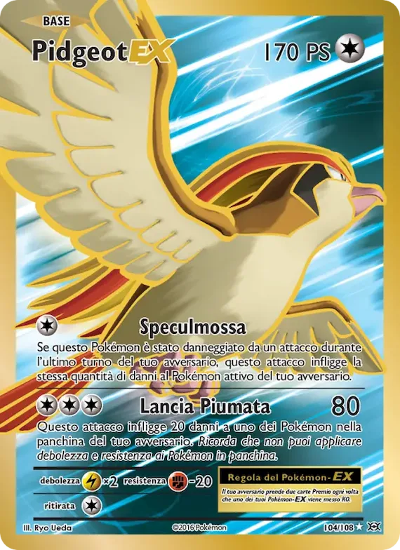 Pidgeot EX 104 – Evoluzioni