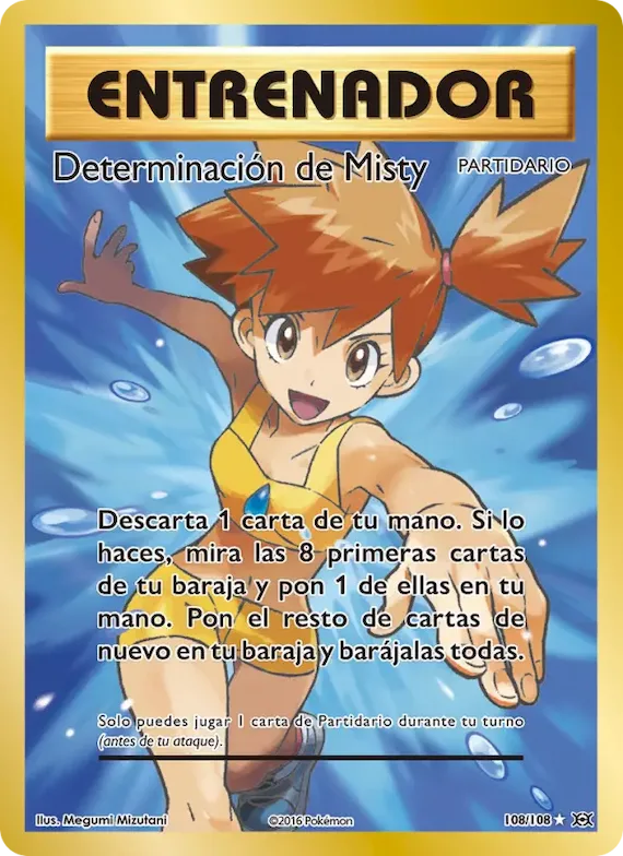 Determinación de Misty 108 – Evoluciones