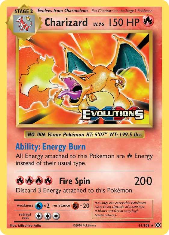Charizard #11 – Evolutions