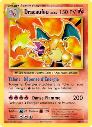 Dracaufeu 11 – Évolutions