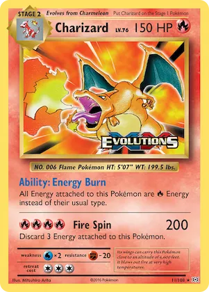Charizard #11 – Evolutions
