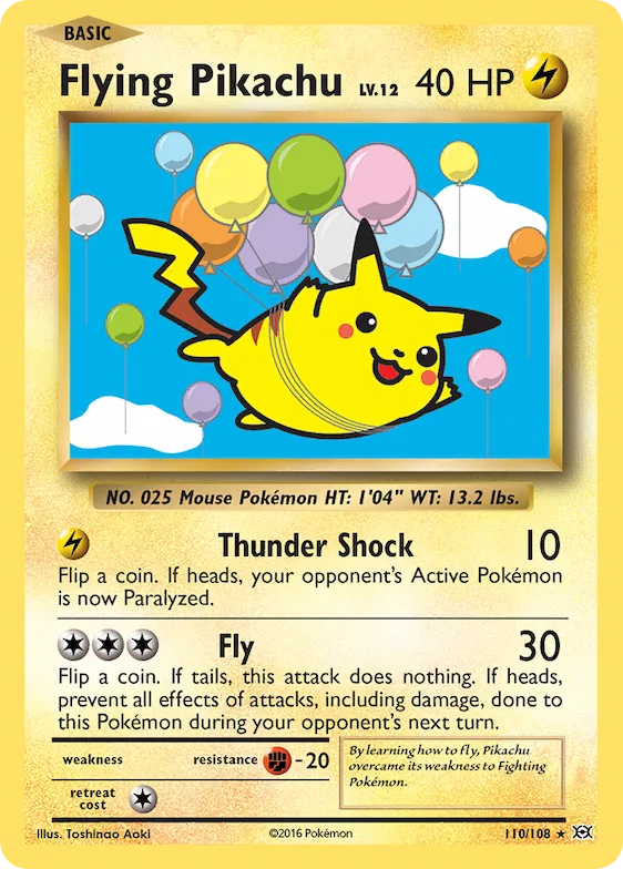 Flying Pikachu #110 – Evolutions