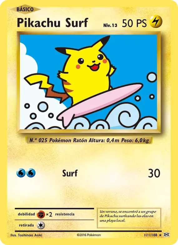 Pikachu Surf 111 – Evoluciones