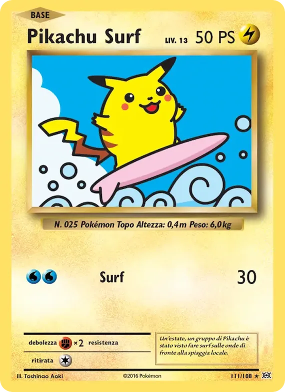 Pikachu Surf 111 – Evoluzioni