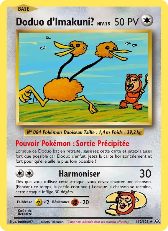 Doduo d'Imakuni? 112 – Évolutions