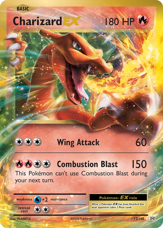 Charizard-EX #12 – Evolutions