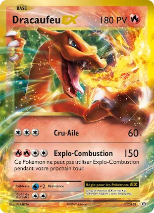 Dracaufeu EX 12 – Évolutions
