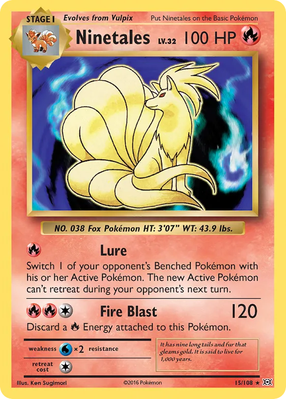 Ninetales #15 – Evolutions