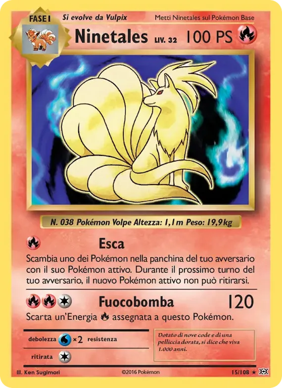 Ninetales 15 – Evoluzioni