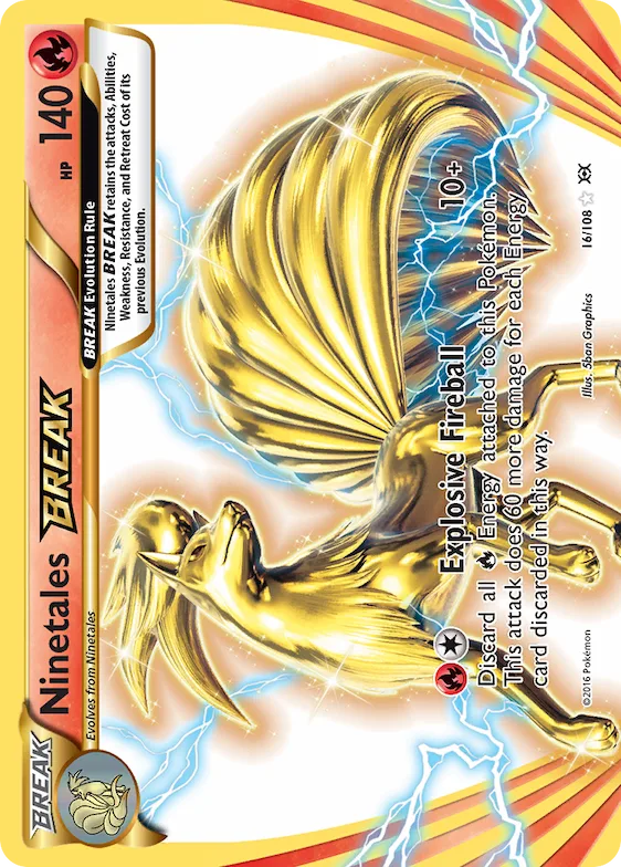Ninetales BREAK #16 – Evolutions
