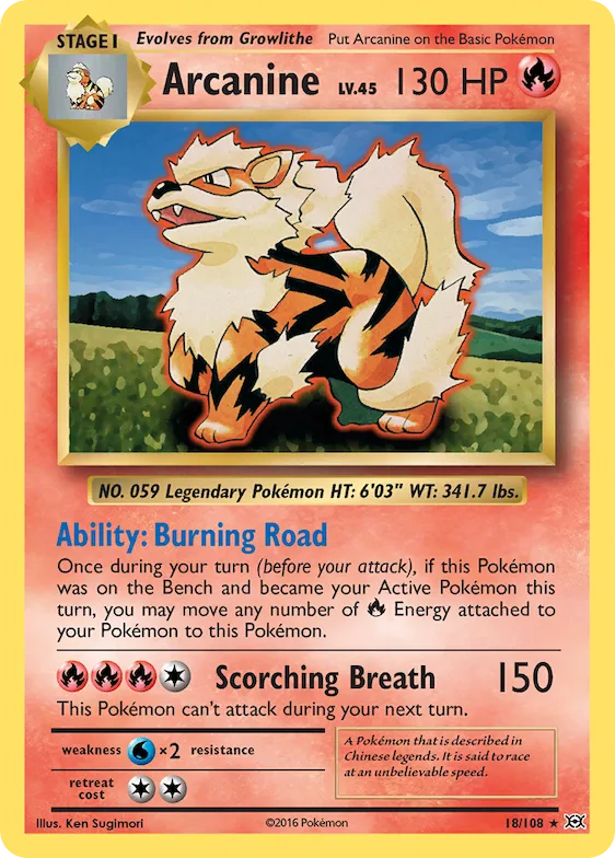 Arcanine #18 – Evolutions