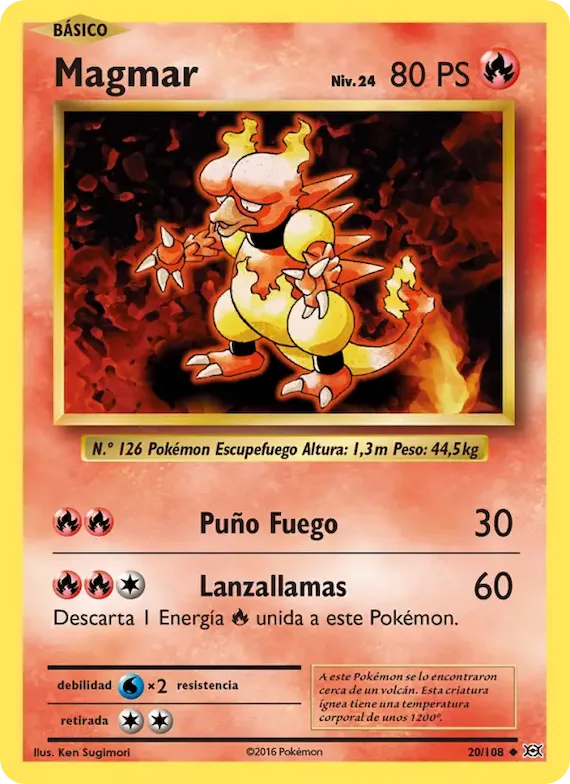 Magmar 20 – Evoluciones