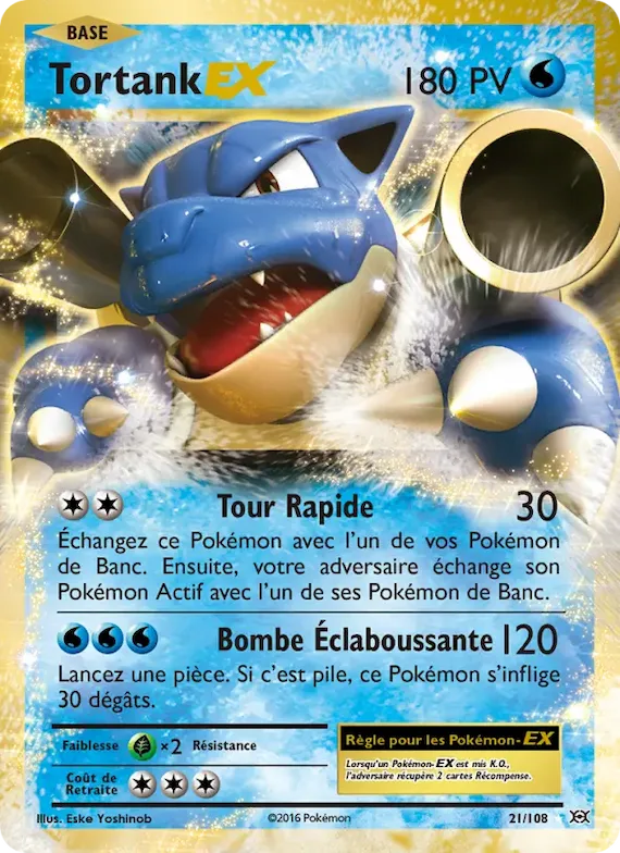 Tortank EX 21 – Évolutions