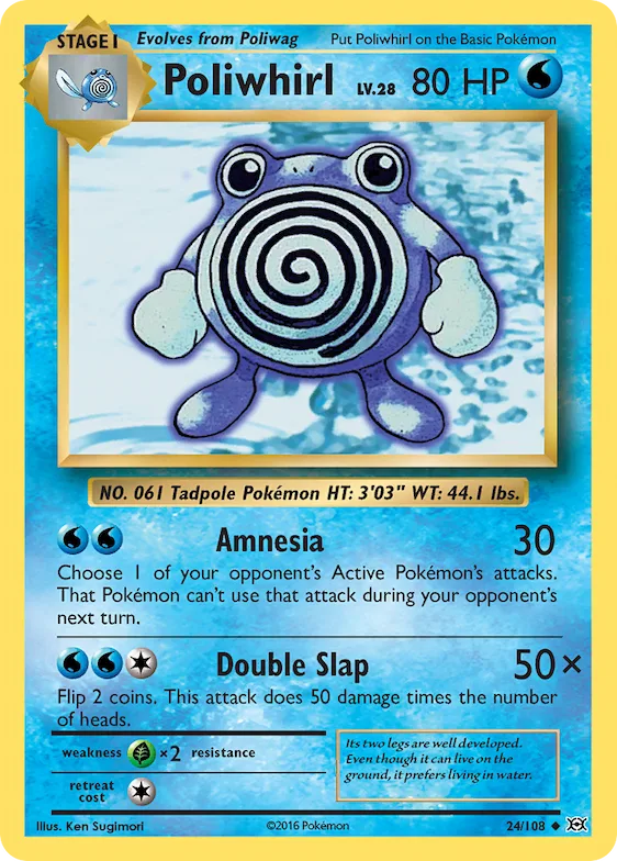 Poliwhirl 24 – Evoluções