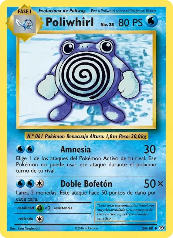 Poliwhirl 24 – Evoluciones