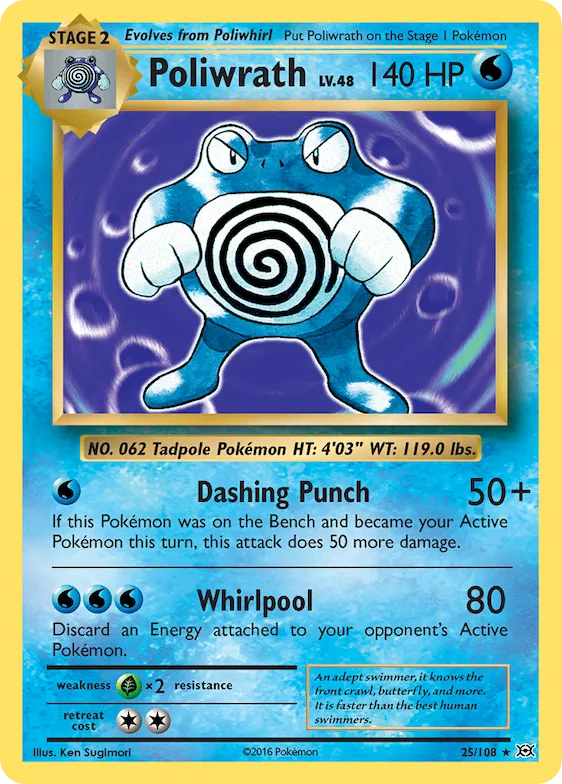 Poliwrath #25 – Evolutions