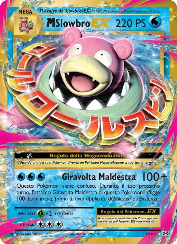 M Slowbro EX 27 – Evoluzioni