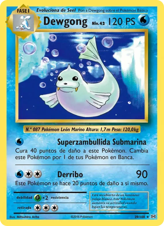 Dewgong 29 – Evoluciones