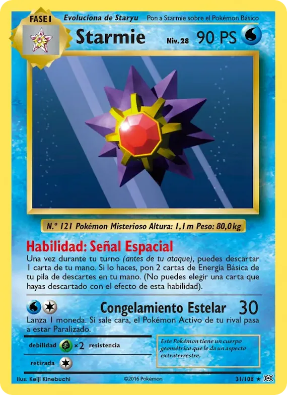 Starmie 31 – Evoluciones
