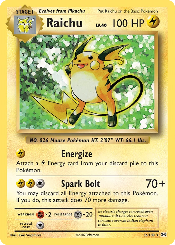 Raichu #36 – Evolutions