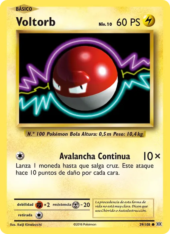 Voltorb 39 – Evoluciones