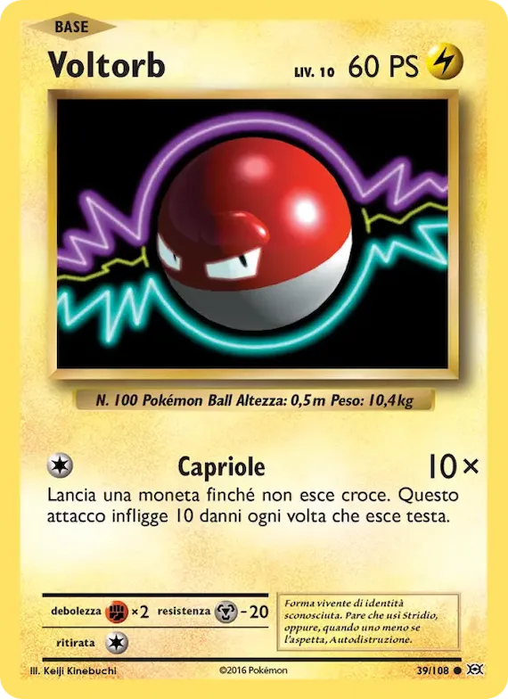 Voltorb 39 – Evoluzioni