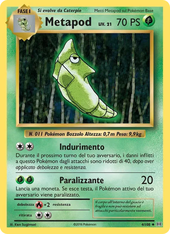 Metapod 4 – Evoluzioni