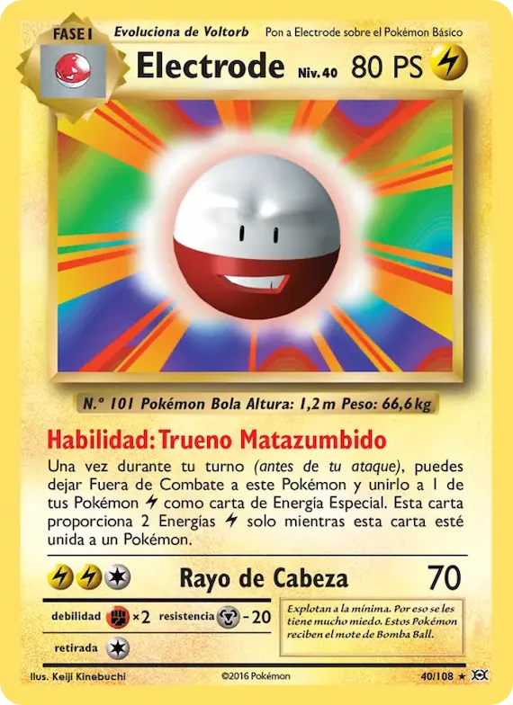 Electrode 40 – Evoluciones